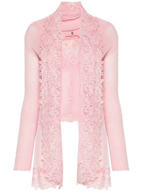 Cardigan rosa chiaro Ermanno Scervino | D455N310APNIW51922